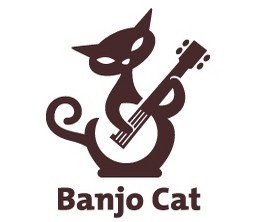 吉它品牌banjocat标志-logo11设计网