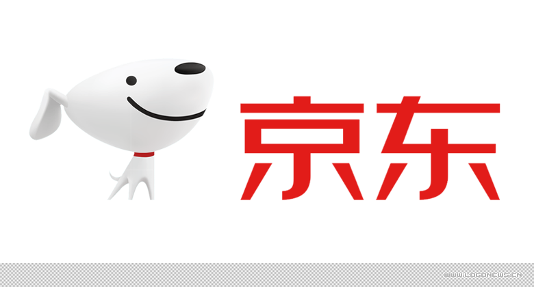 京东更新logo,"小狗子"形象越来越简单了!